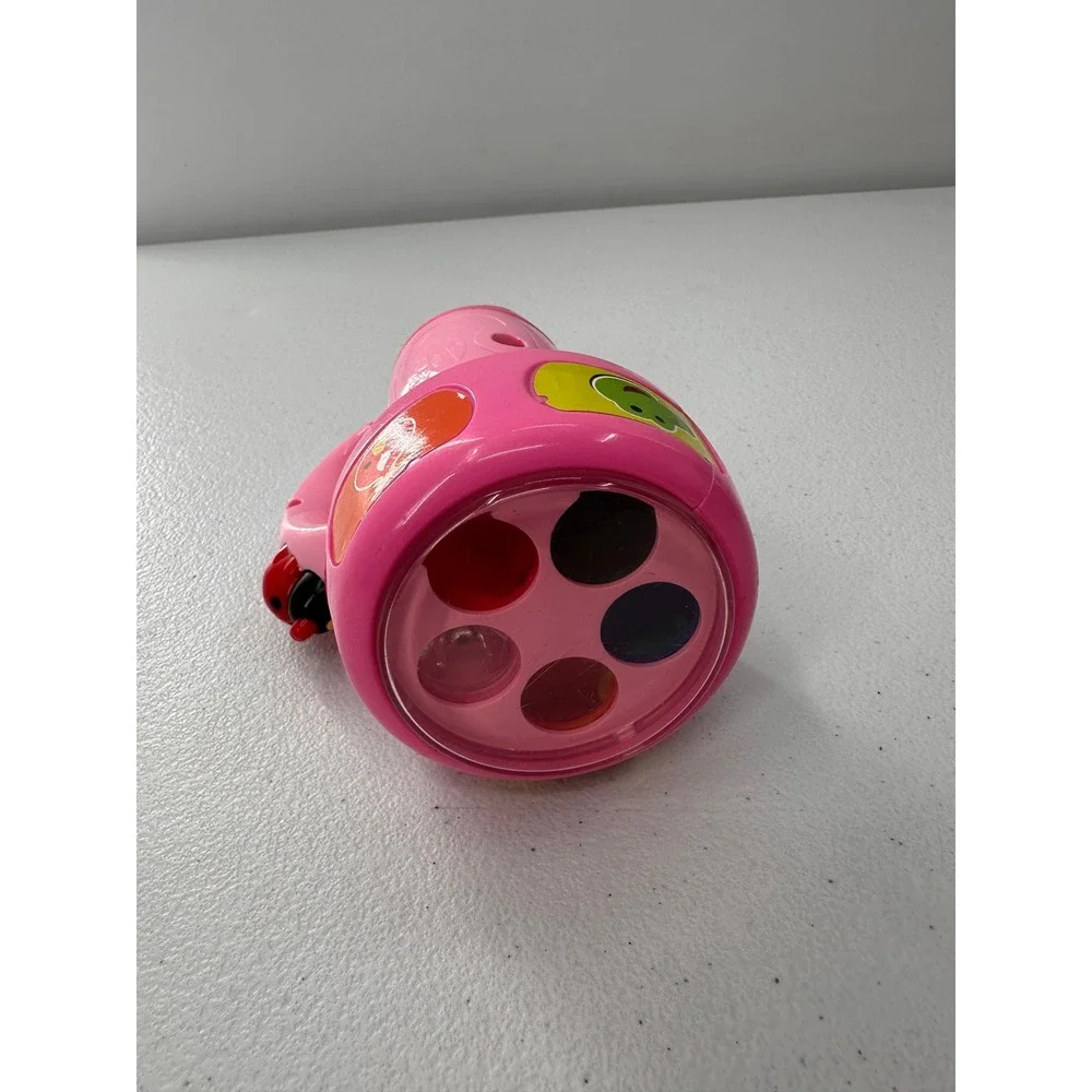 VTech Spin and Learn Color Flashlight Pink Toddler Toy Musical Stuffed Animal